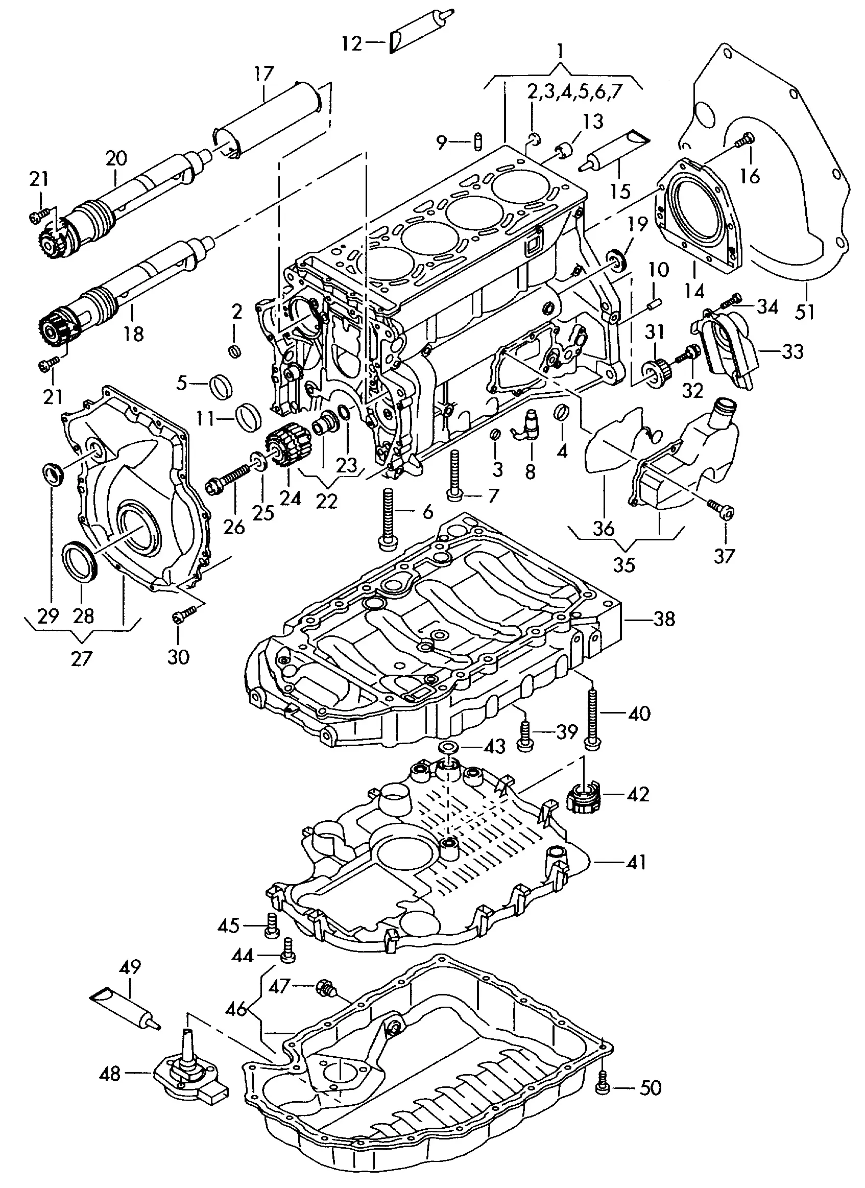Cylinder block diagram