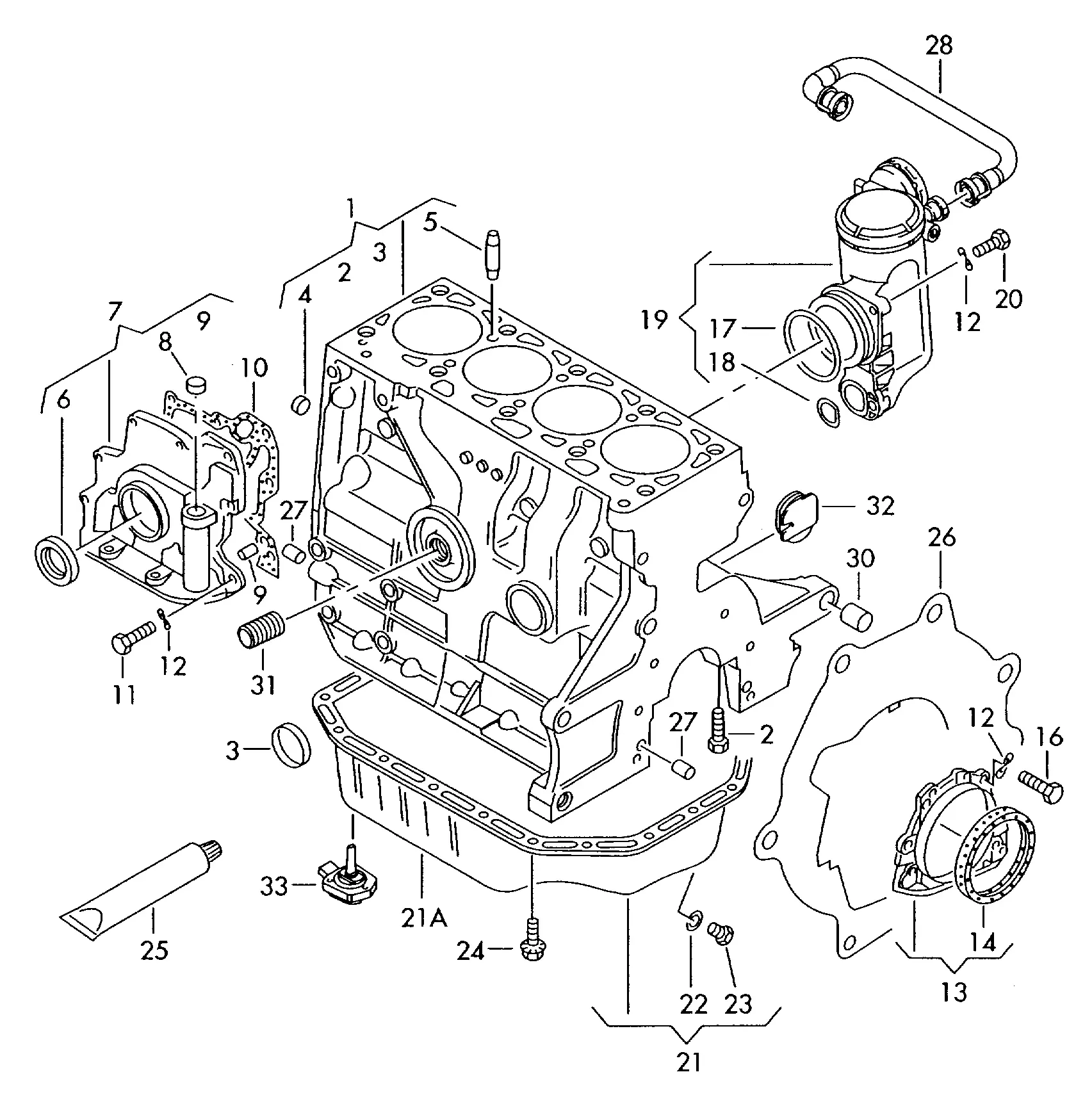 Cylinder block diagram