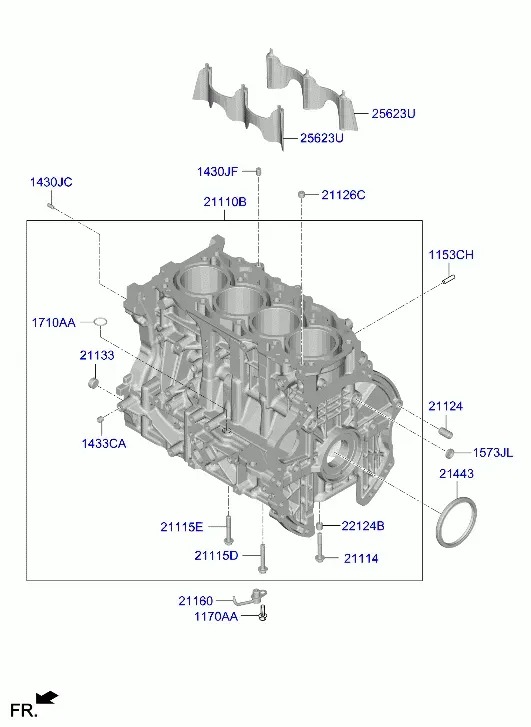 Cylinder block diagram