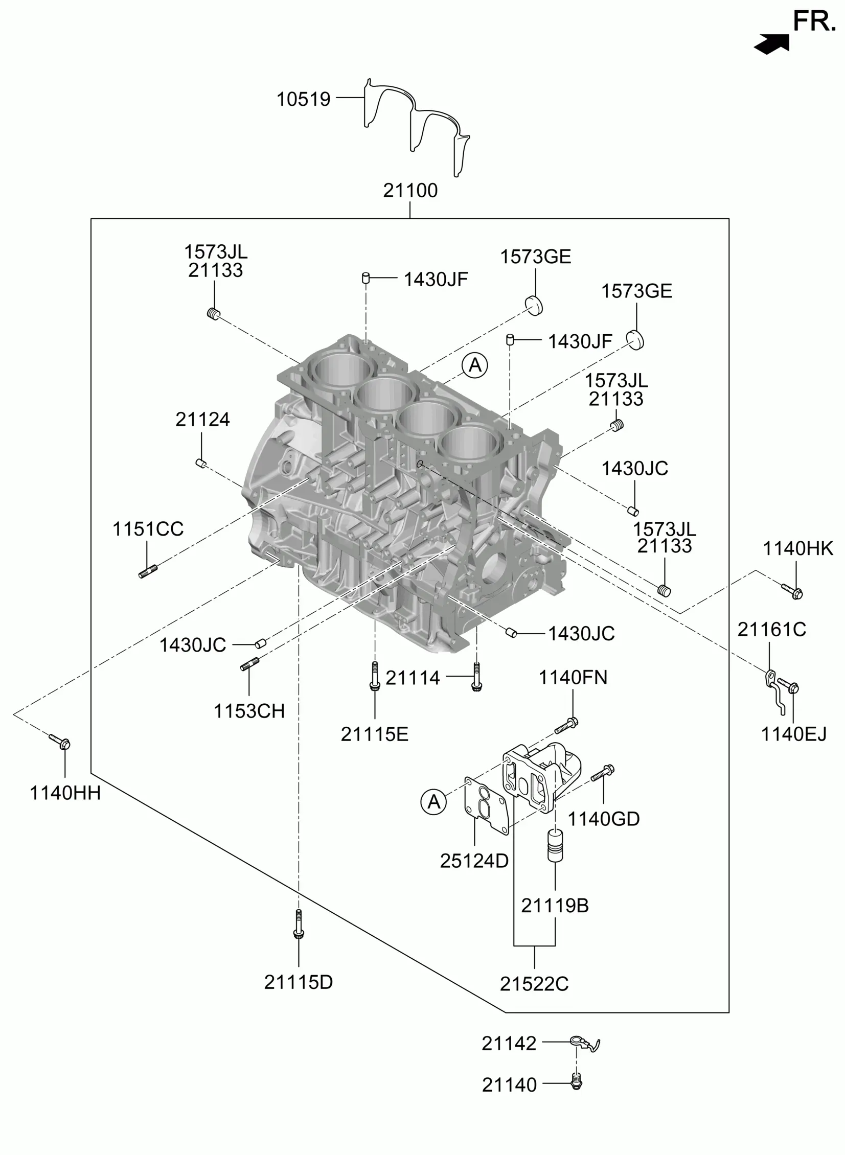 Cylinder block diagram