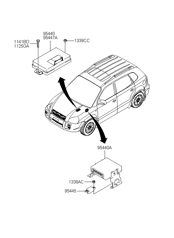 Transmission control unit diagram