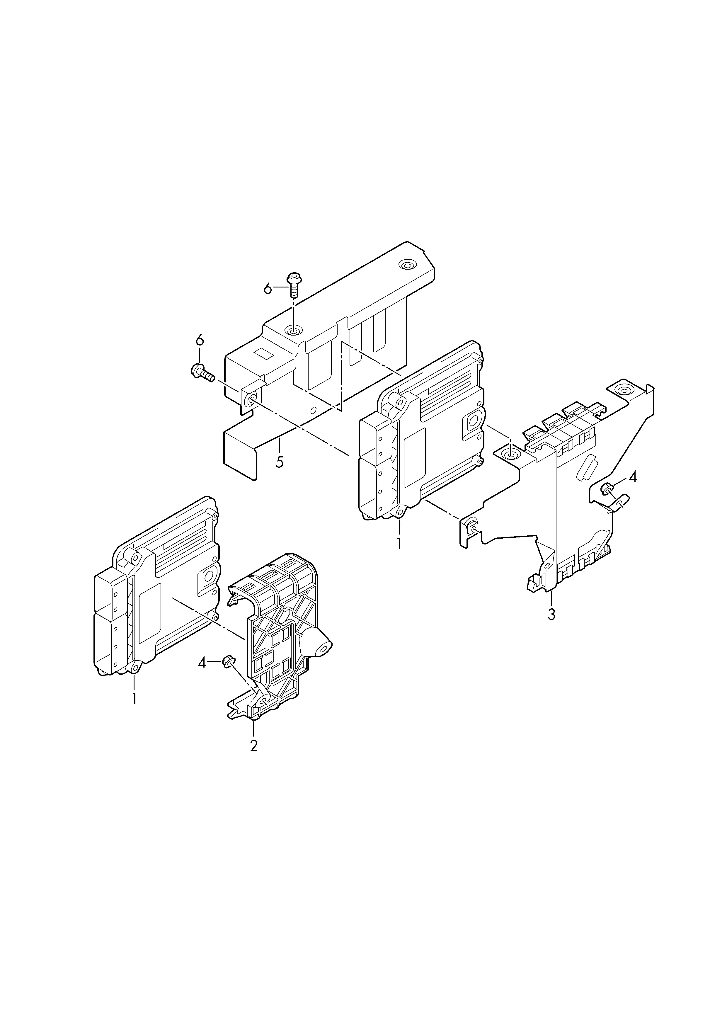 Engine control unit diagram
