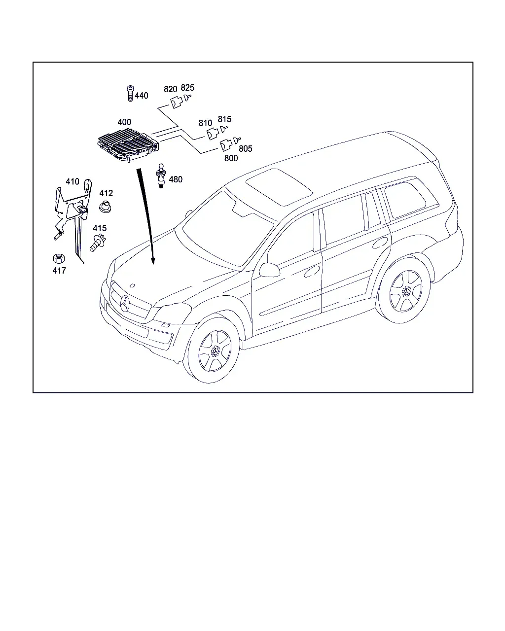 Engine control unit diagram