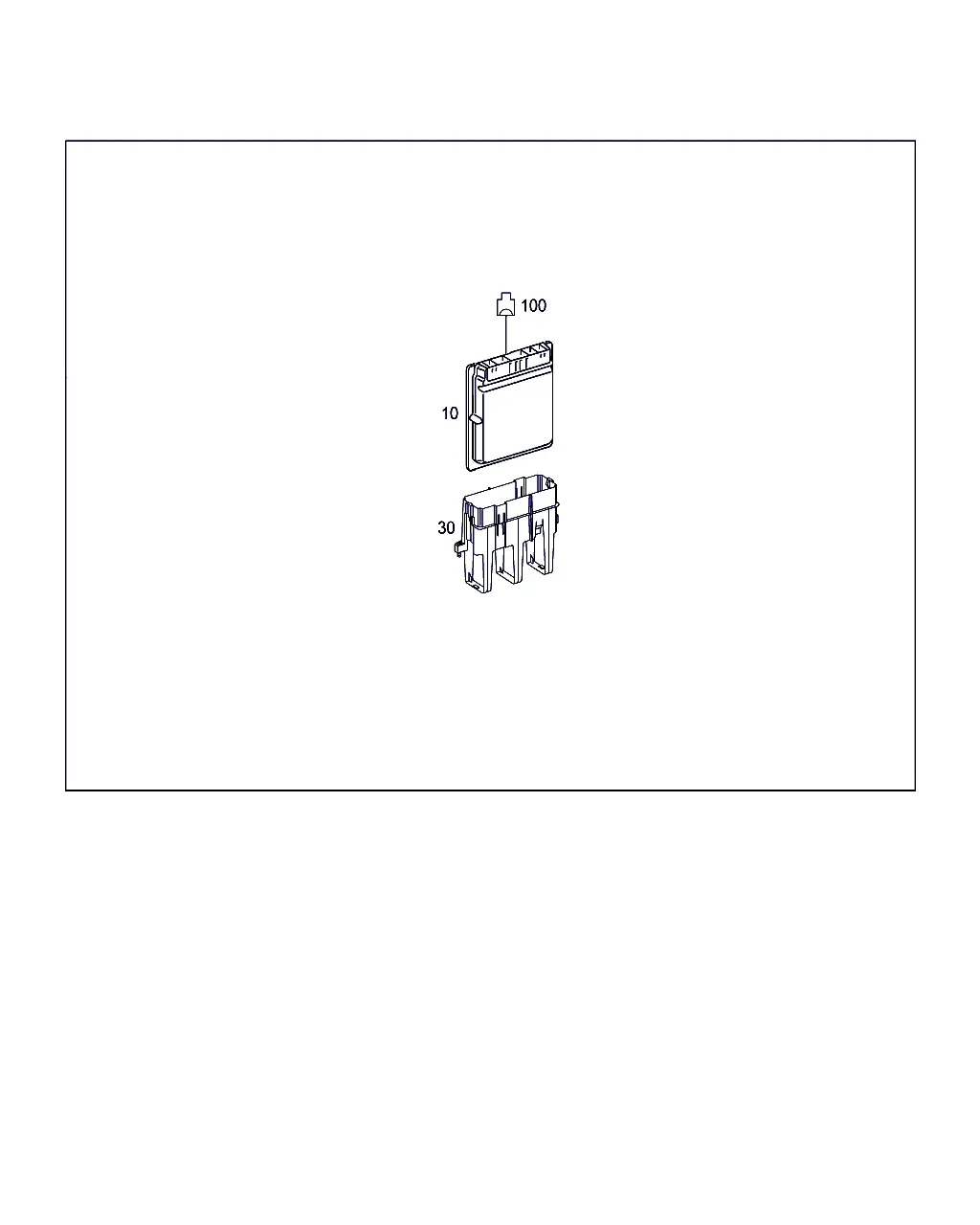 Engine control unit diagram