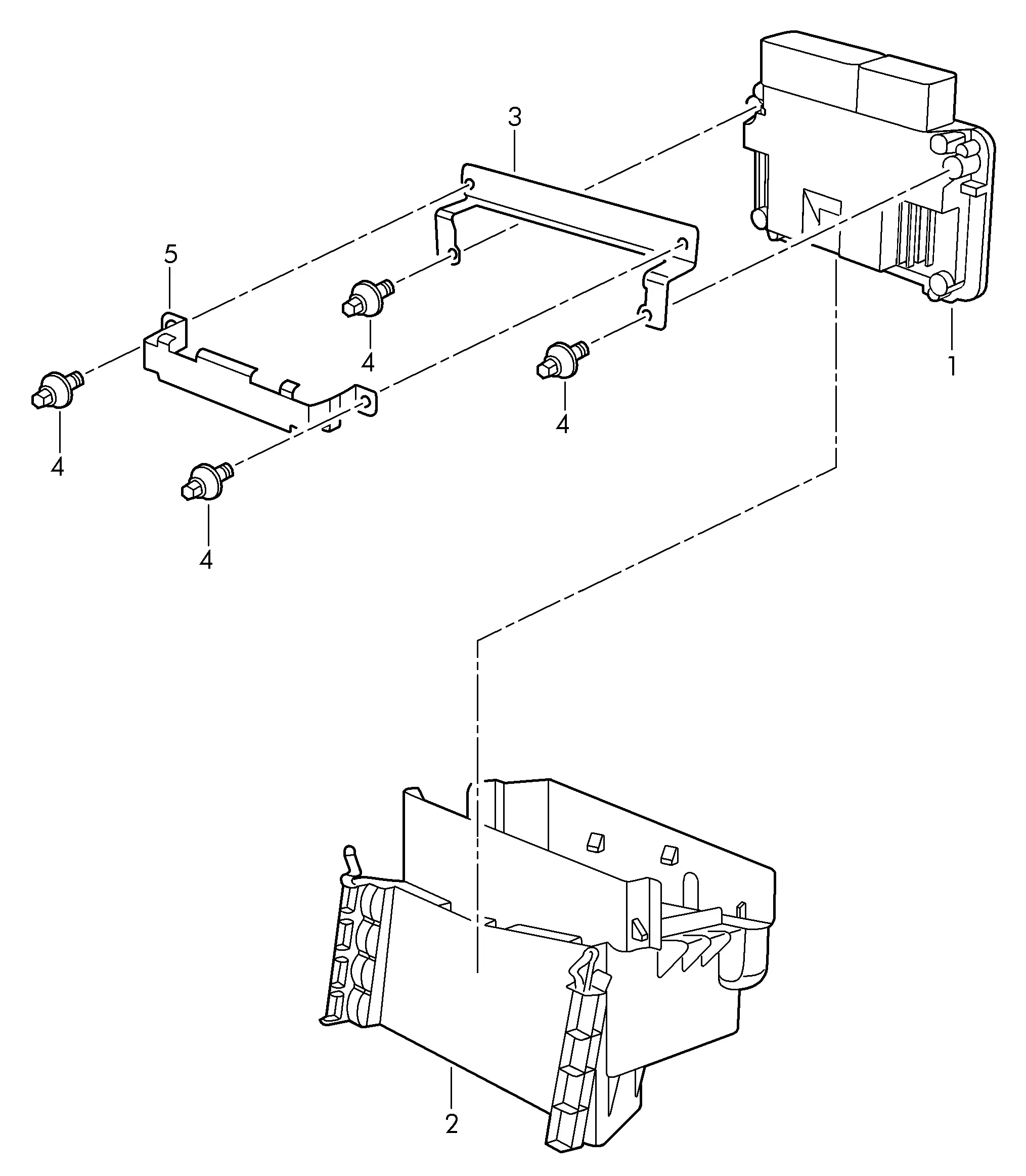 Engine control unit diagram