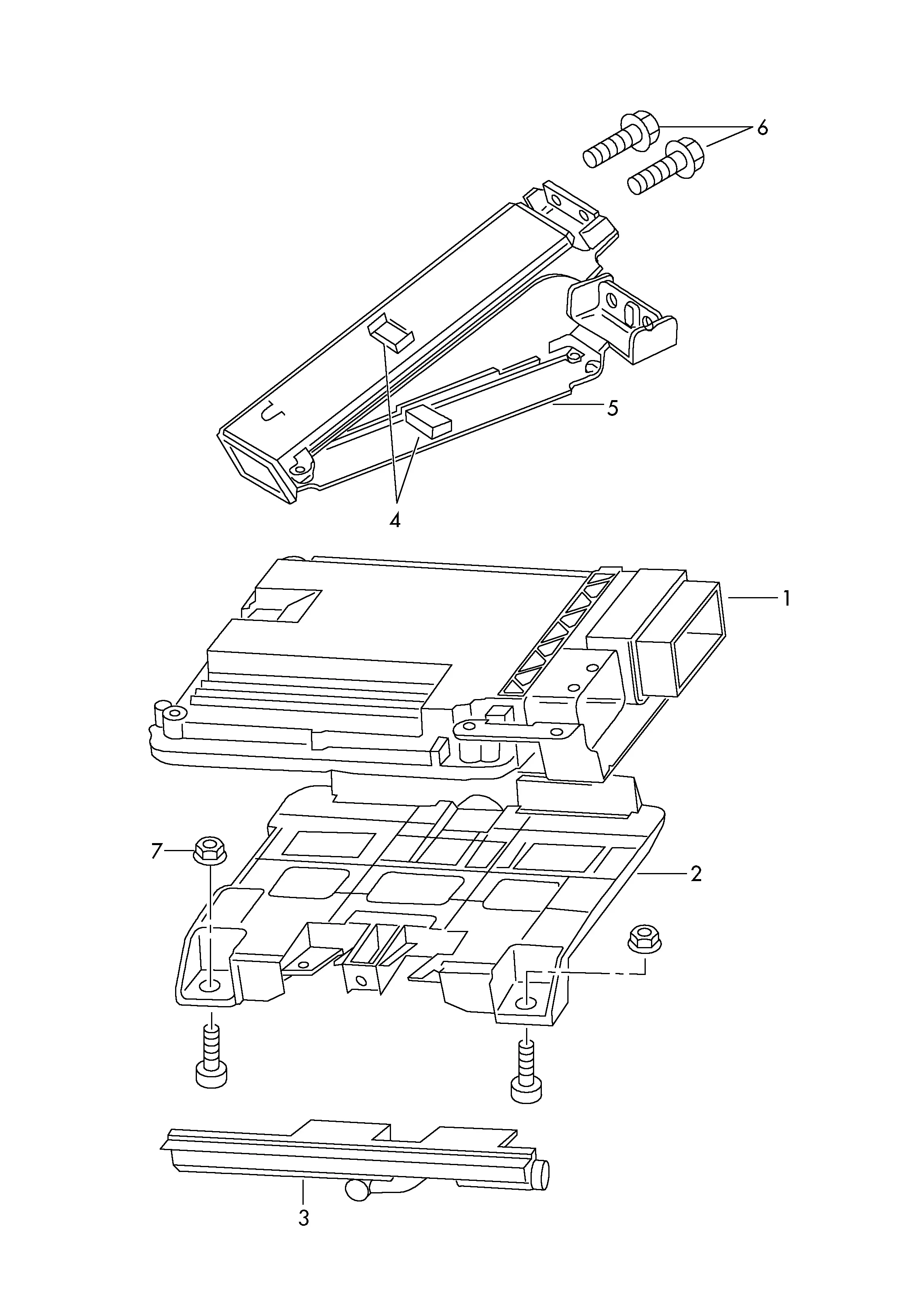 Engine control unit diagram