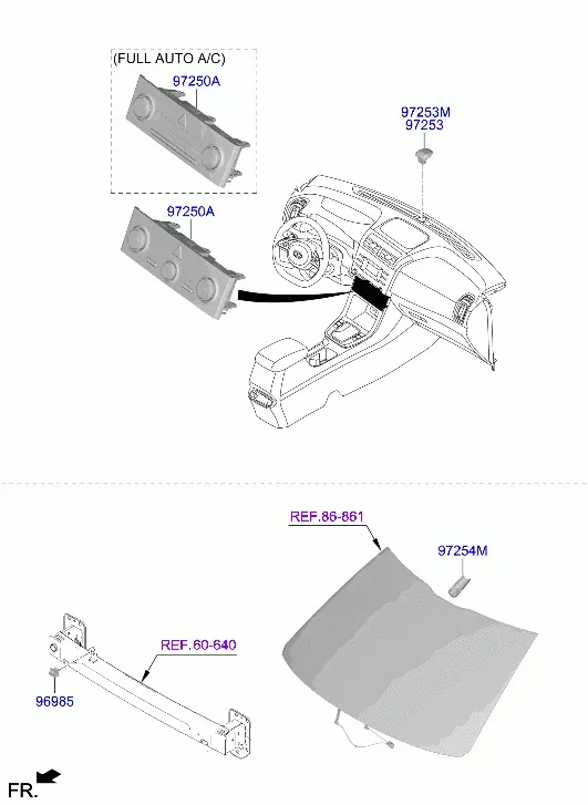 Heater control unit diagram
