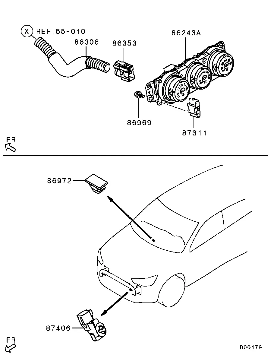 Climate control unit diagram
