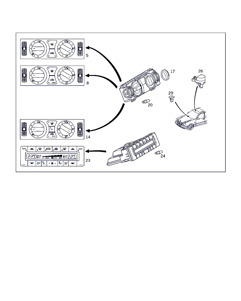 Heater control unit diagram