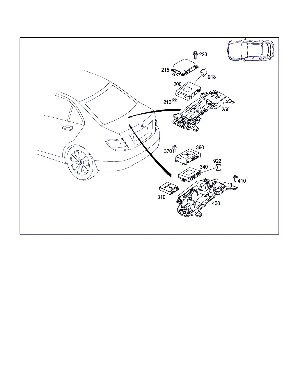 Satellite radio receiver diagram
