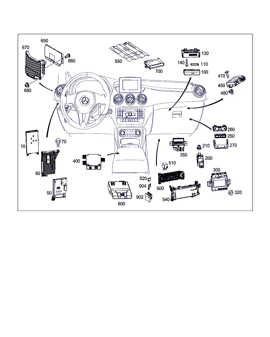 Interior fuse and relay box diagram