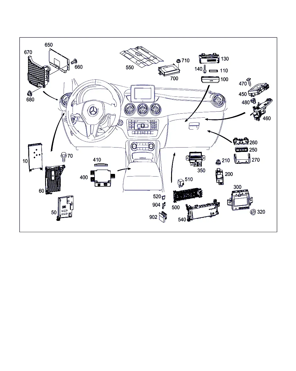 Interior fuse and relay box diagram