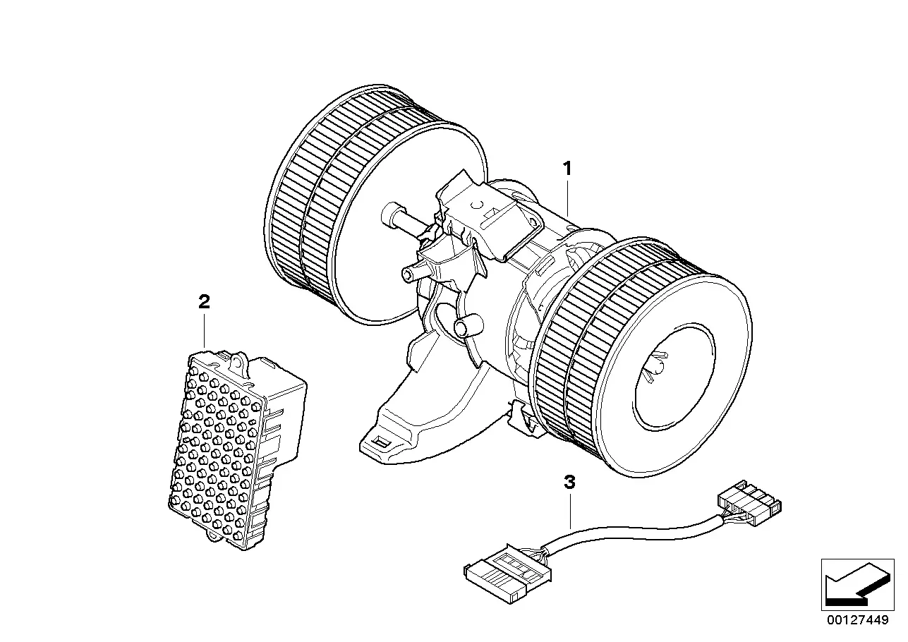 Blower unit diagram