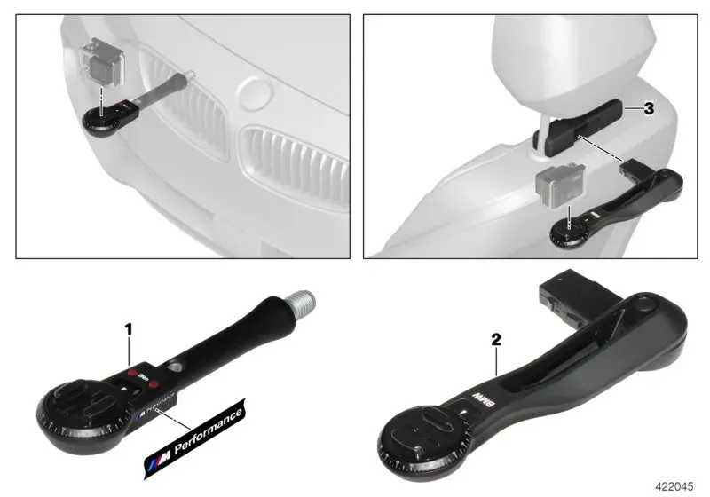 Action camera bracket diagram