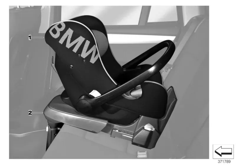 Child seat diagram