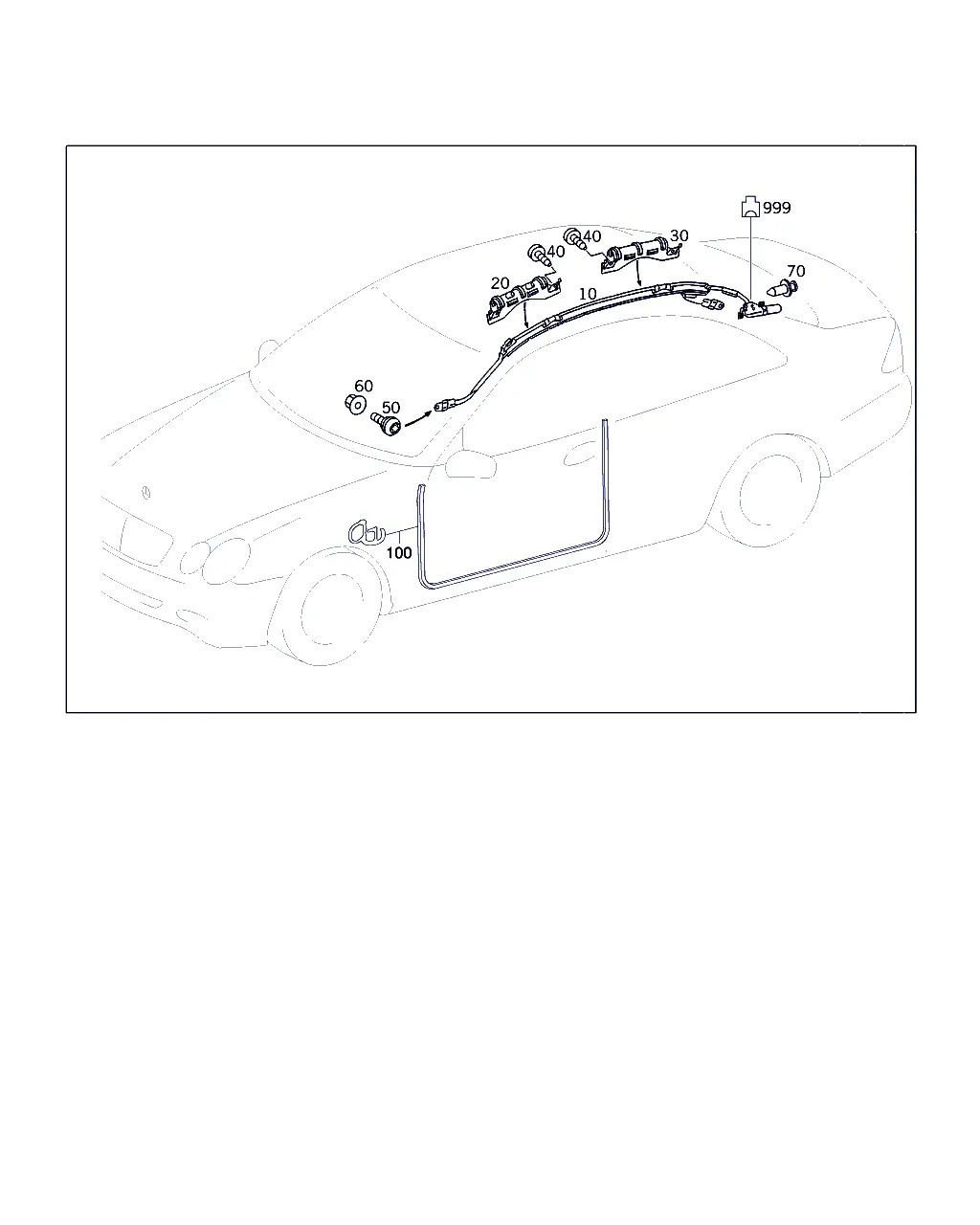 Side curtain airbag diagram