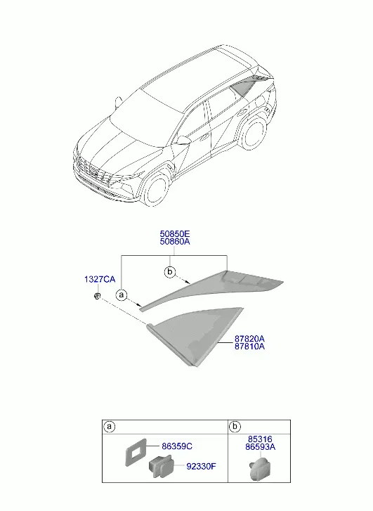 Quarter glass diagram