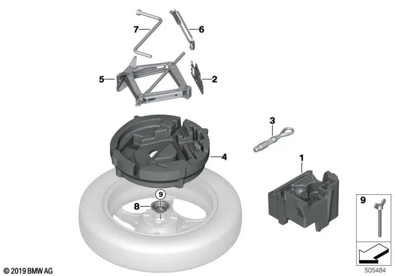 Towing eye diagram
