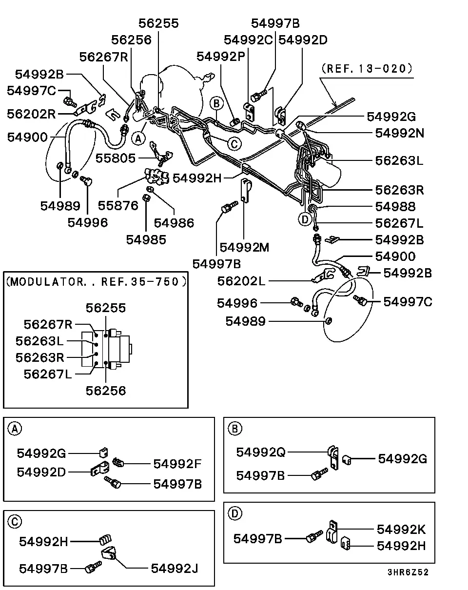 Brake line diagram