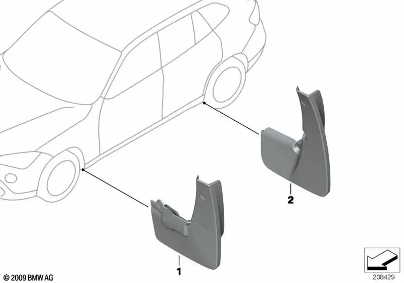 Mudflaps diagram