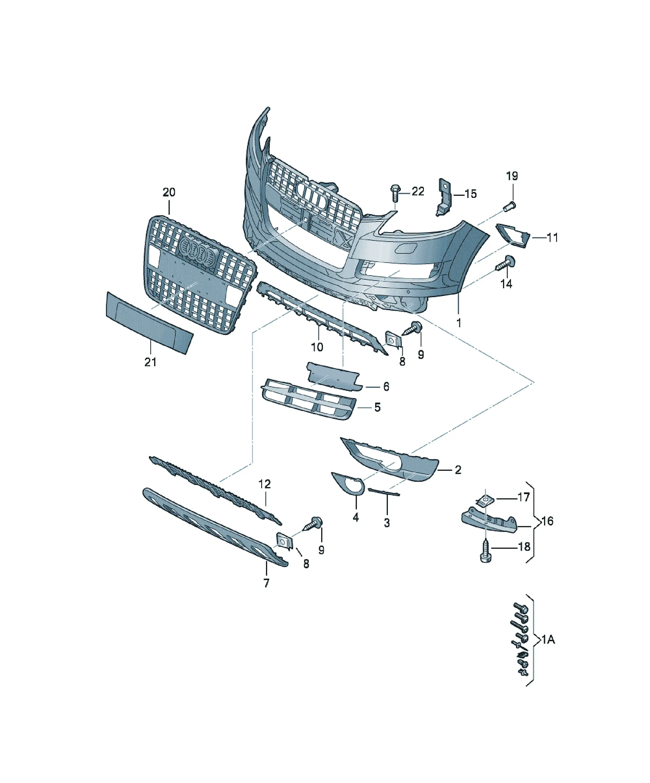Front bumper diagram