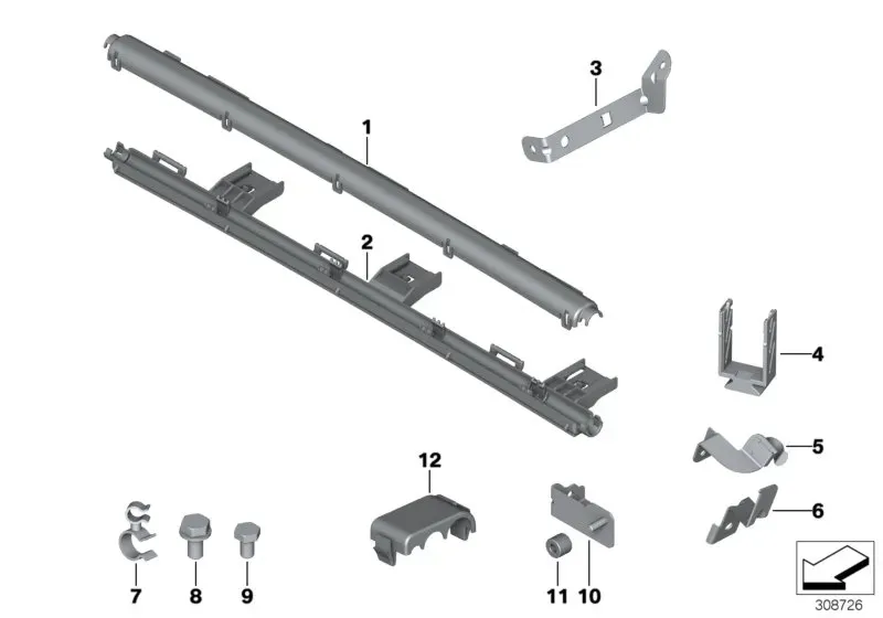 Wiring harness mounting diagram