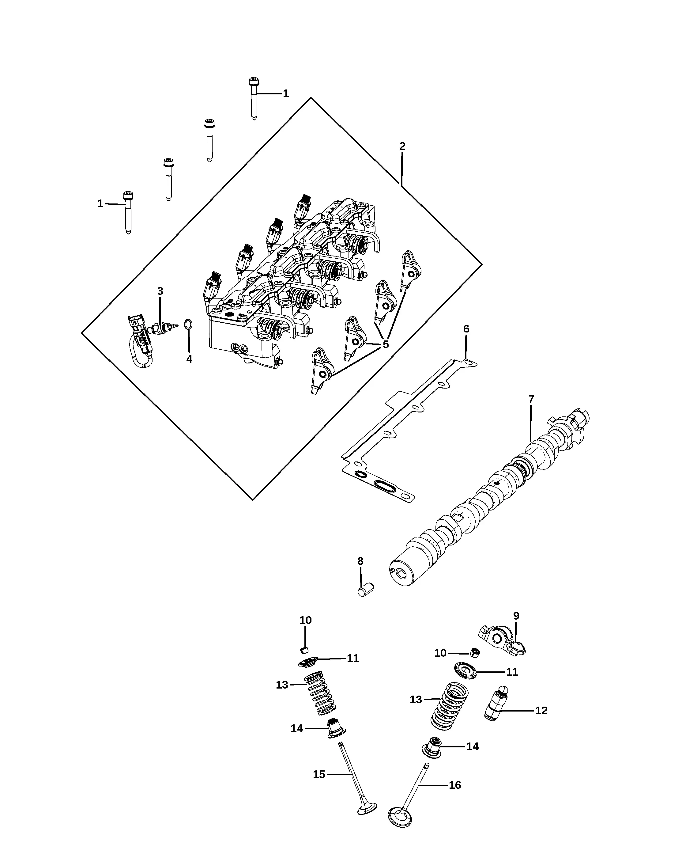 Valvetrain diagram