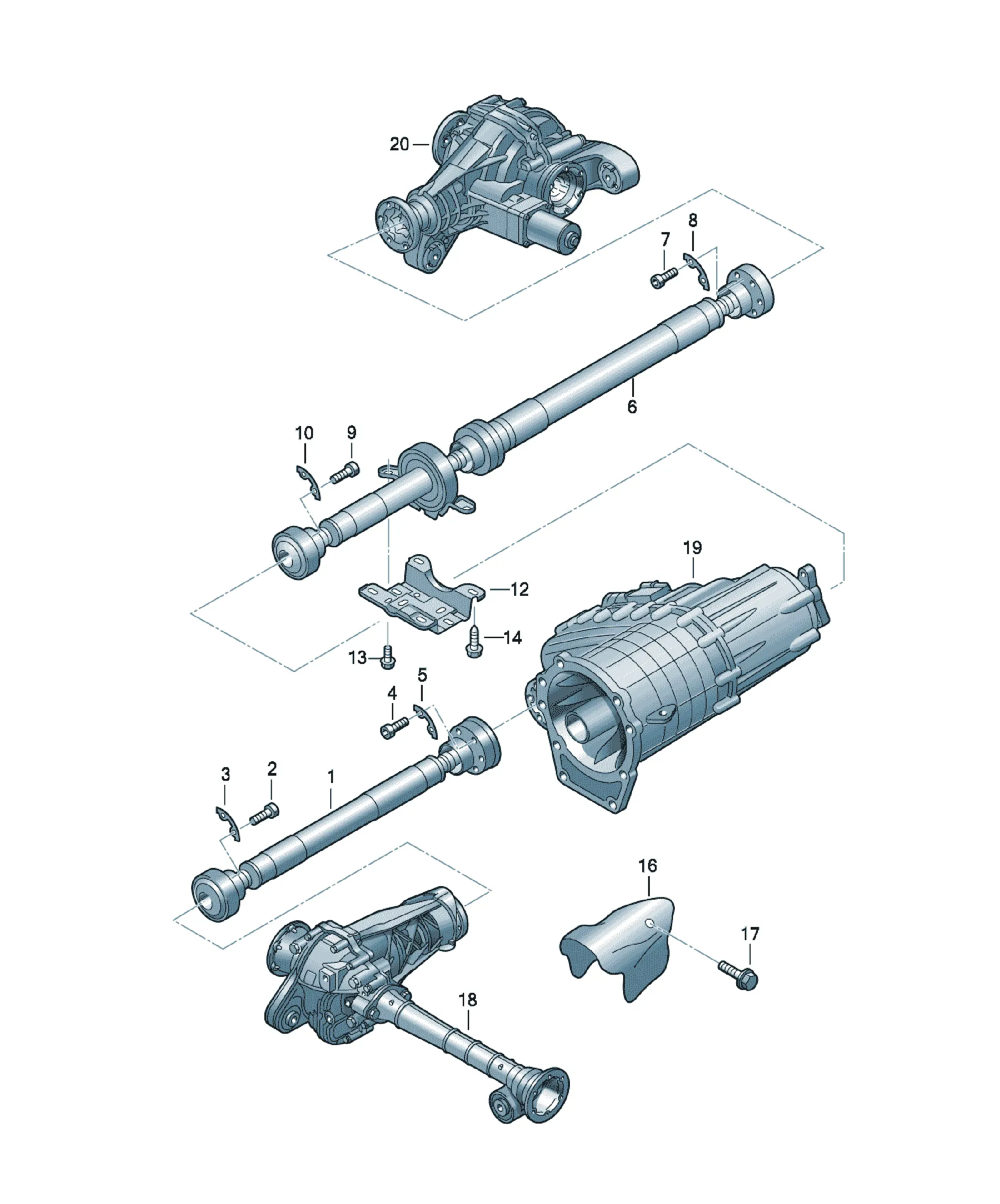 Propeller shaft diagram