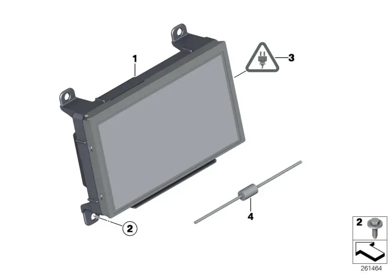 Central information display diagram