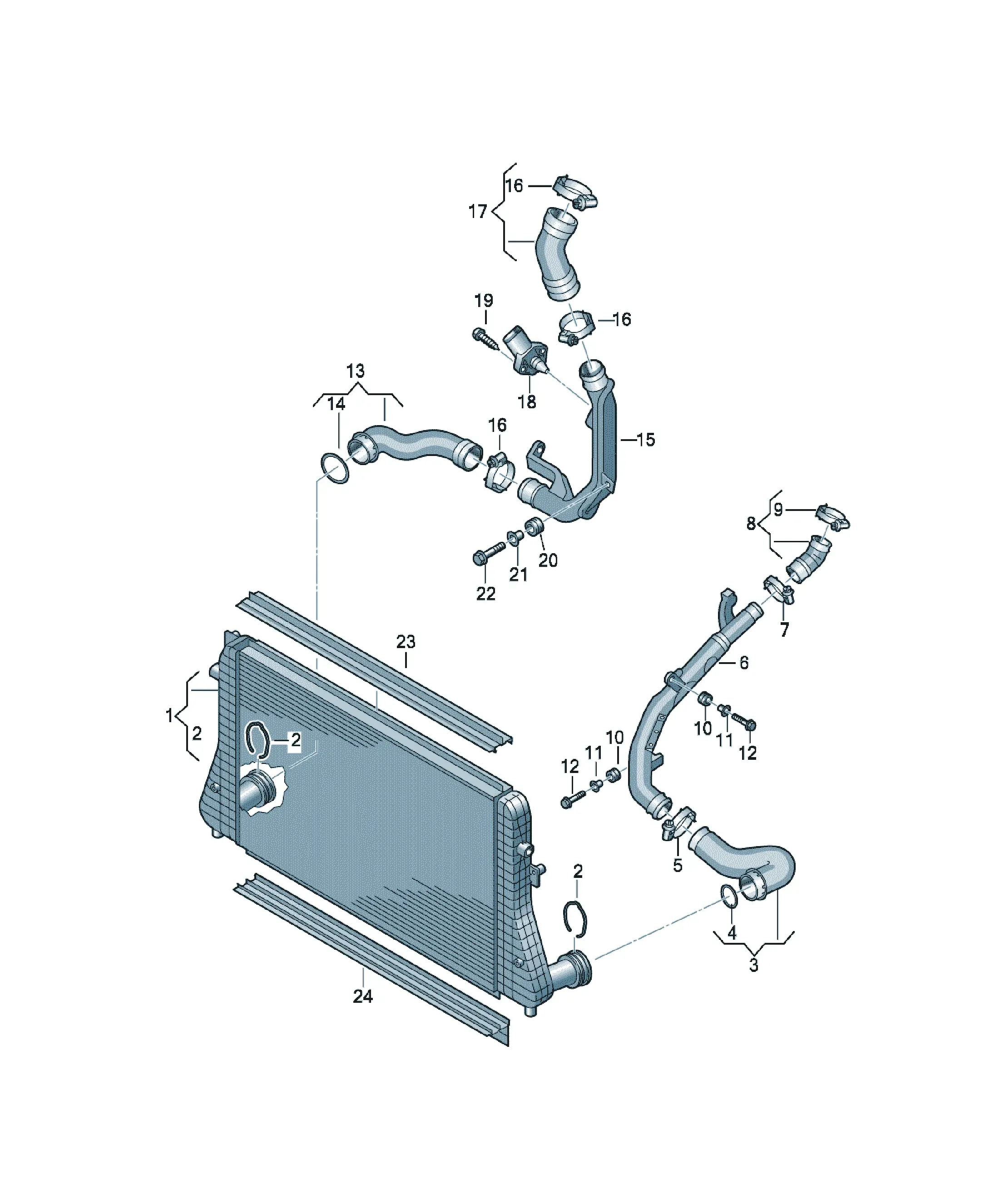 Intercooler diagram