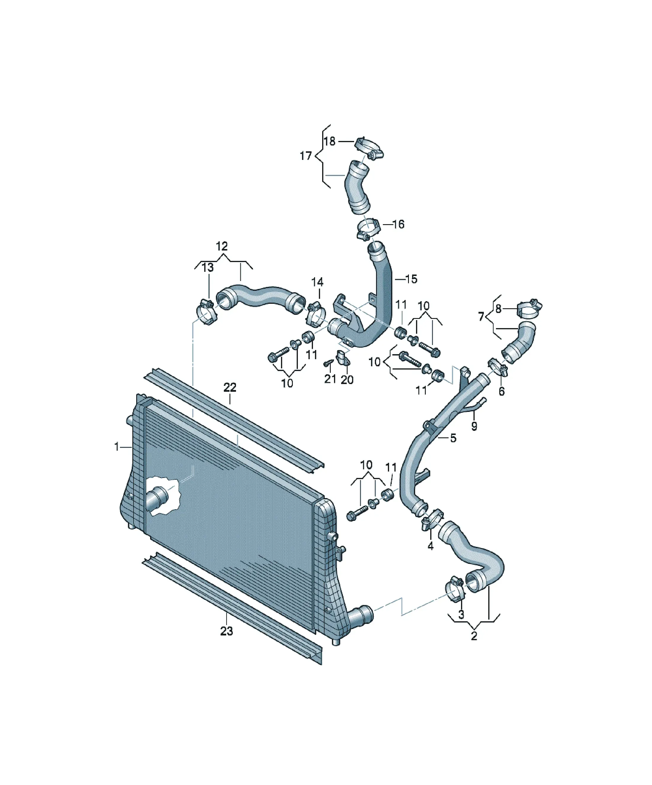 Intercooler diagram