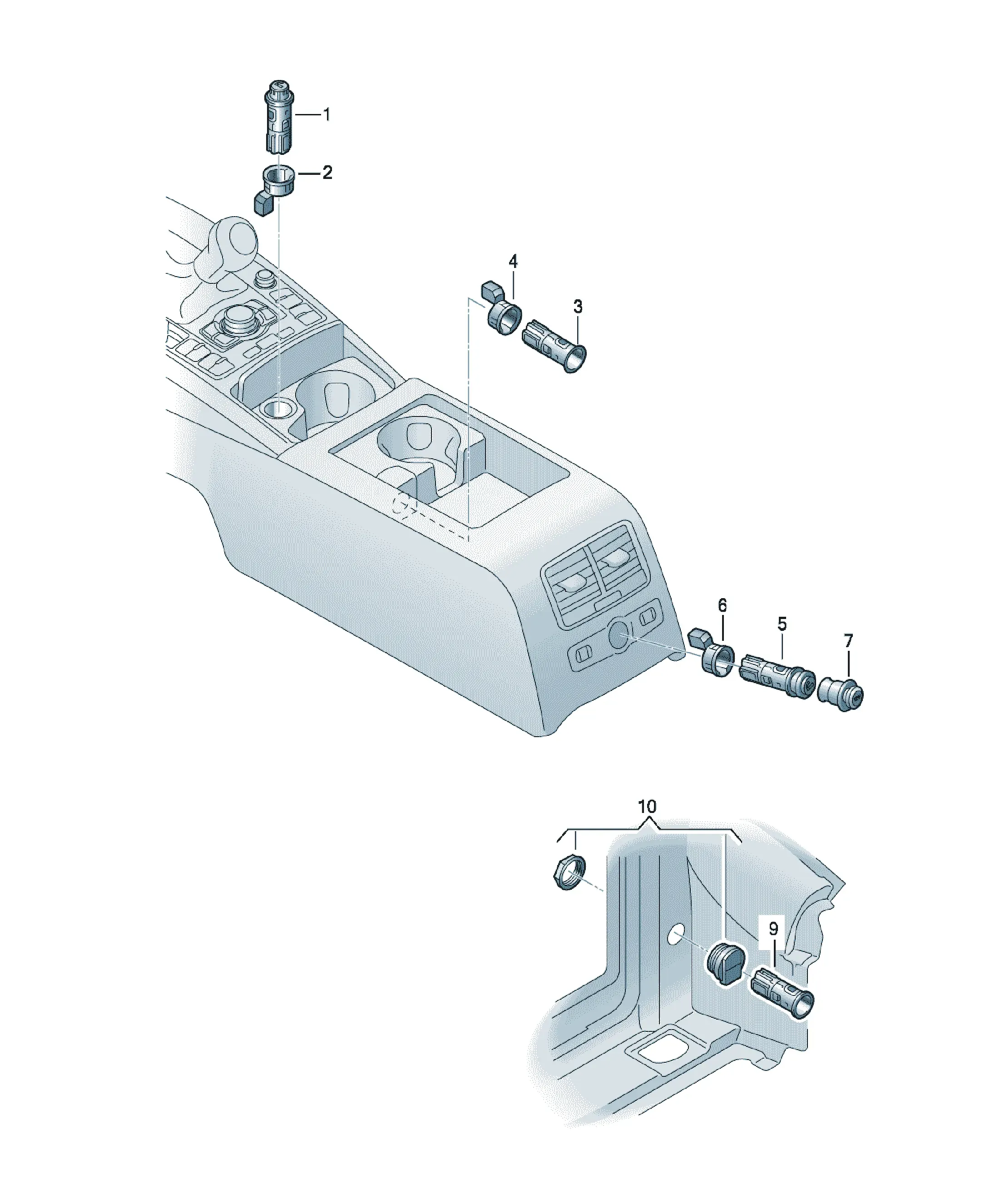 Cigarette lighter diagram