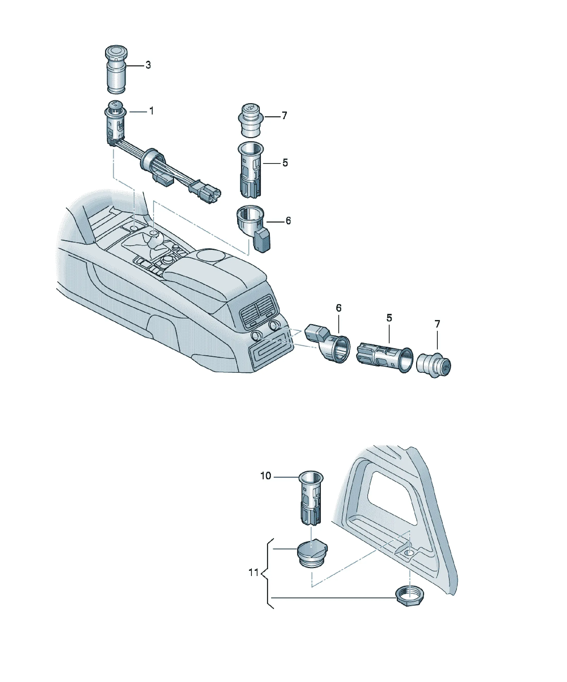 Cigarette lighter diagram