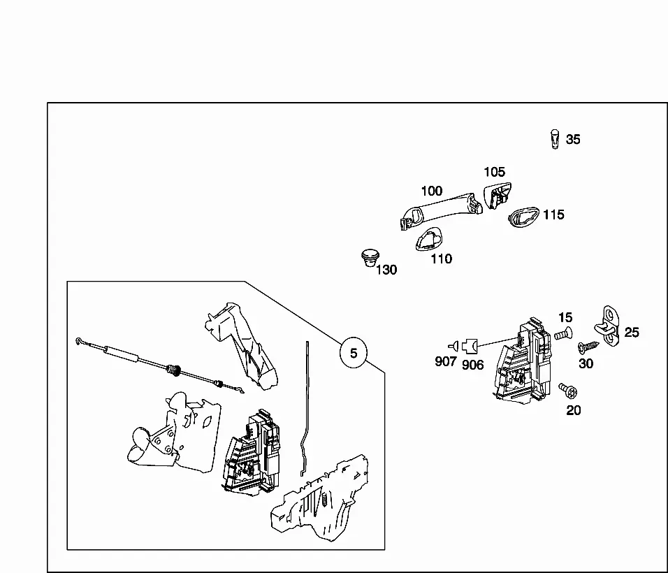 Door lock diagram