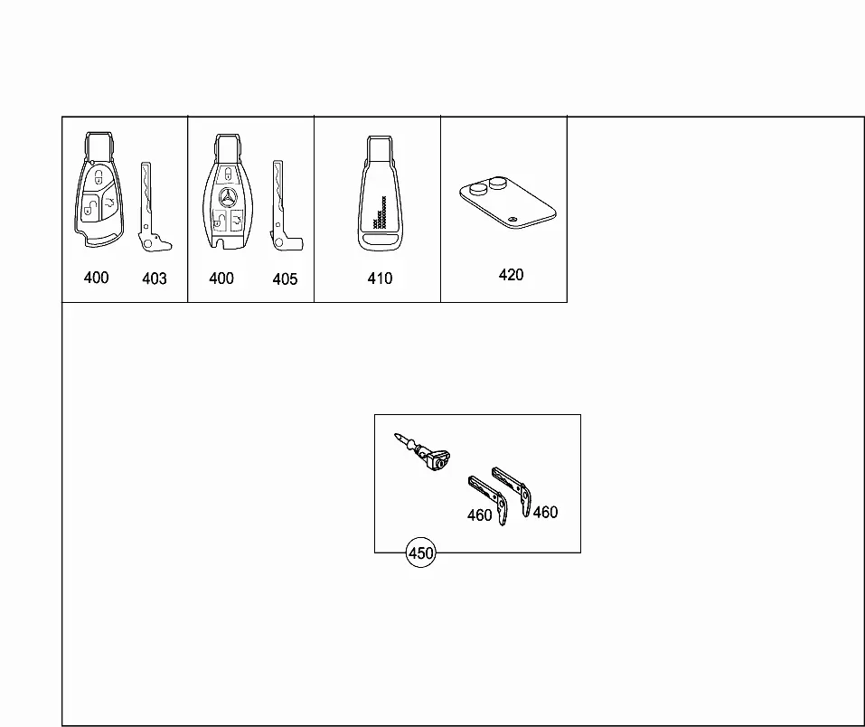 Lock set diagram