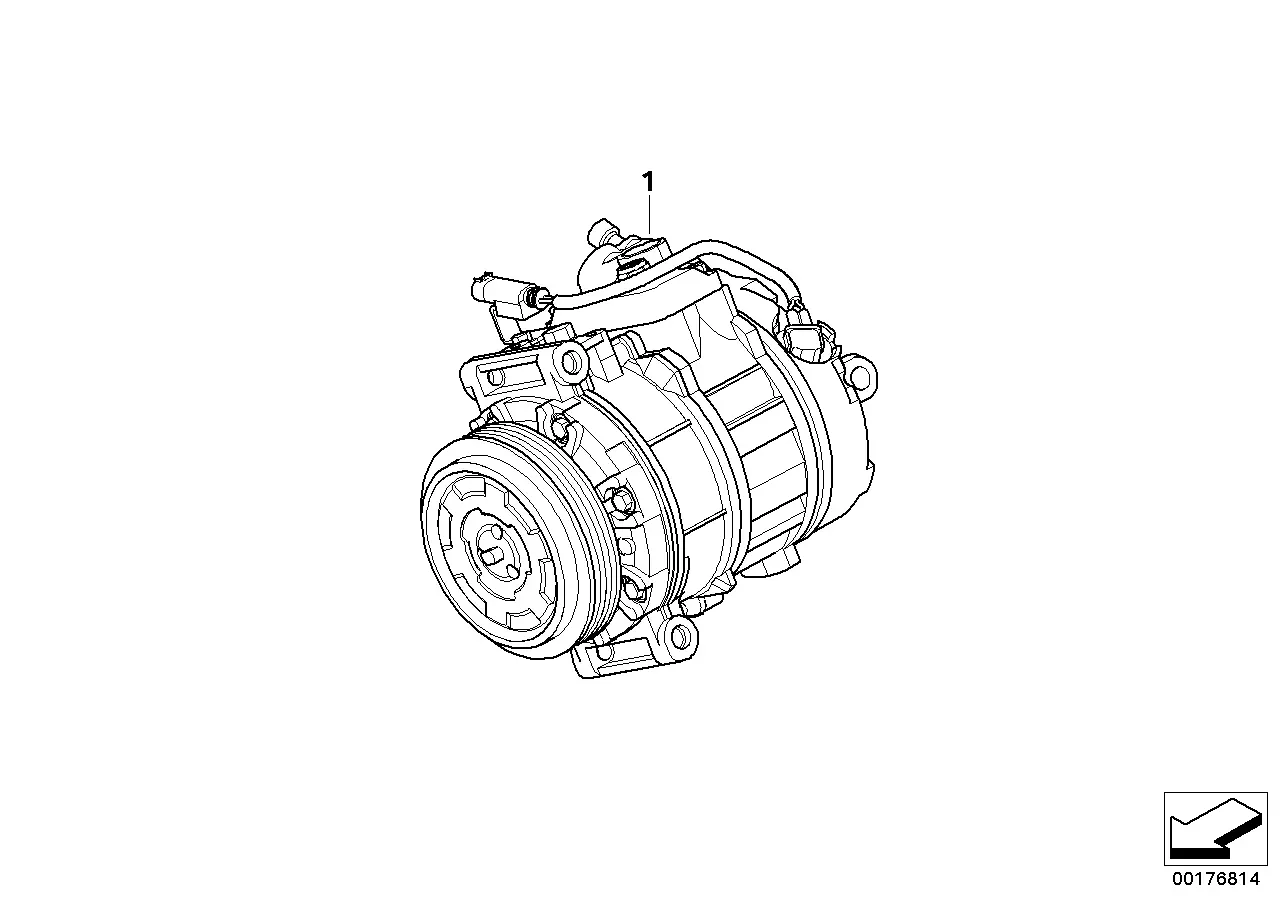 A/C compressor diagram