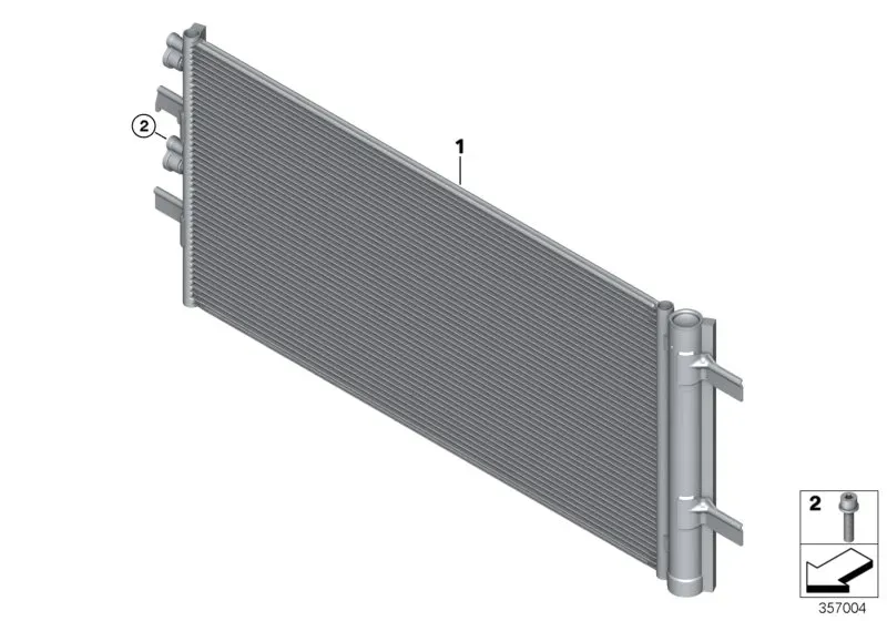 A/C condenser diagram