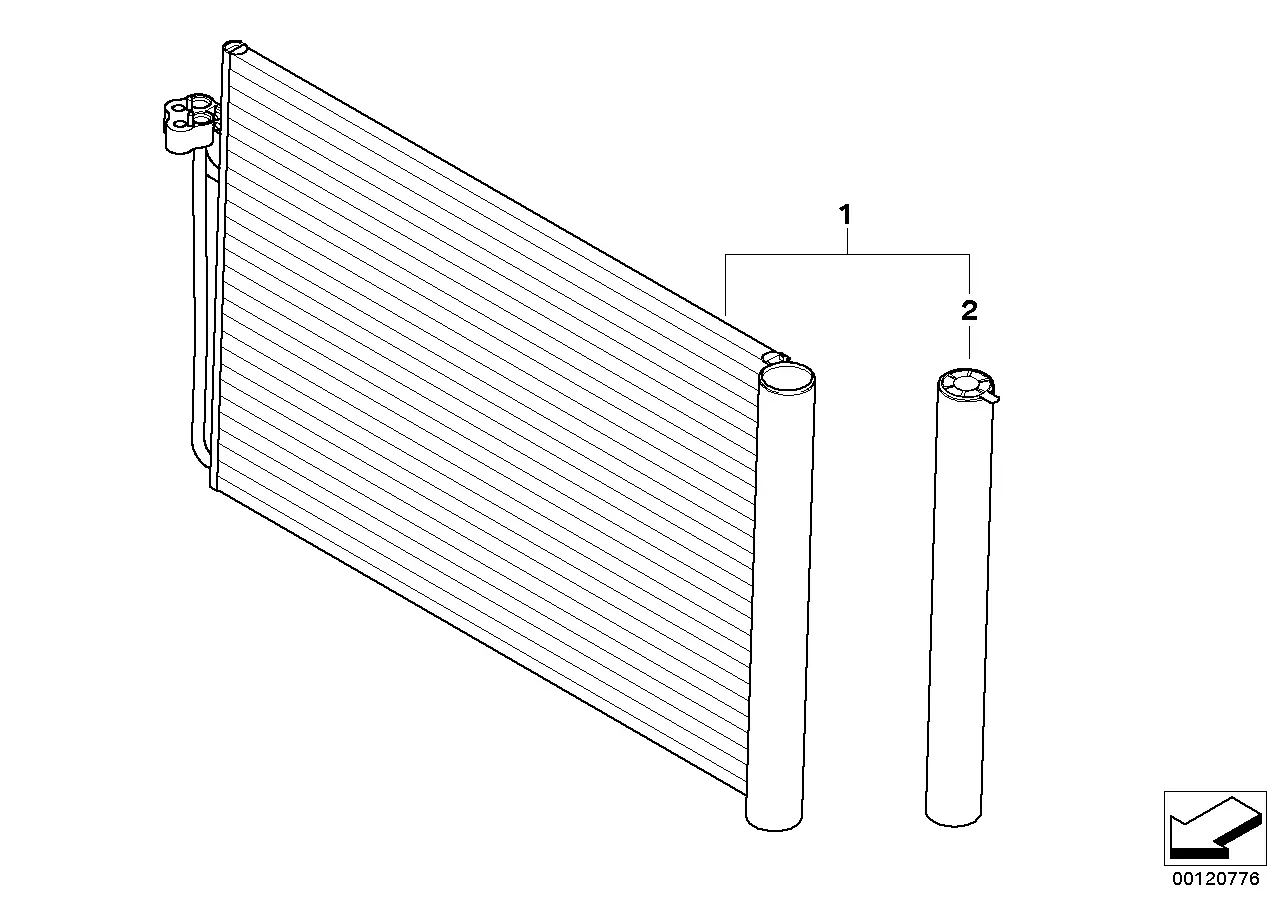 A/C condenser diagram