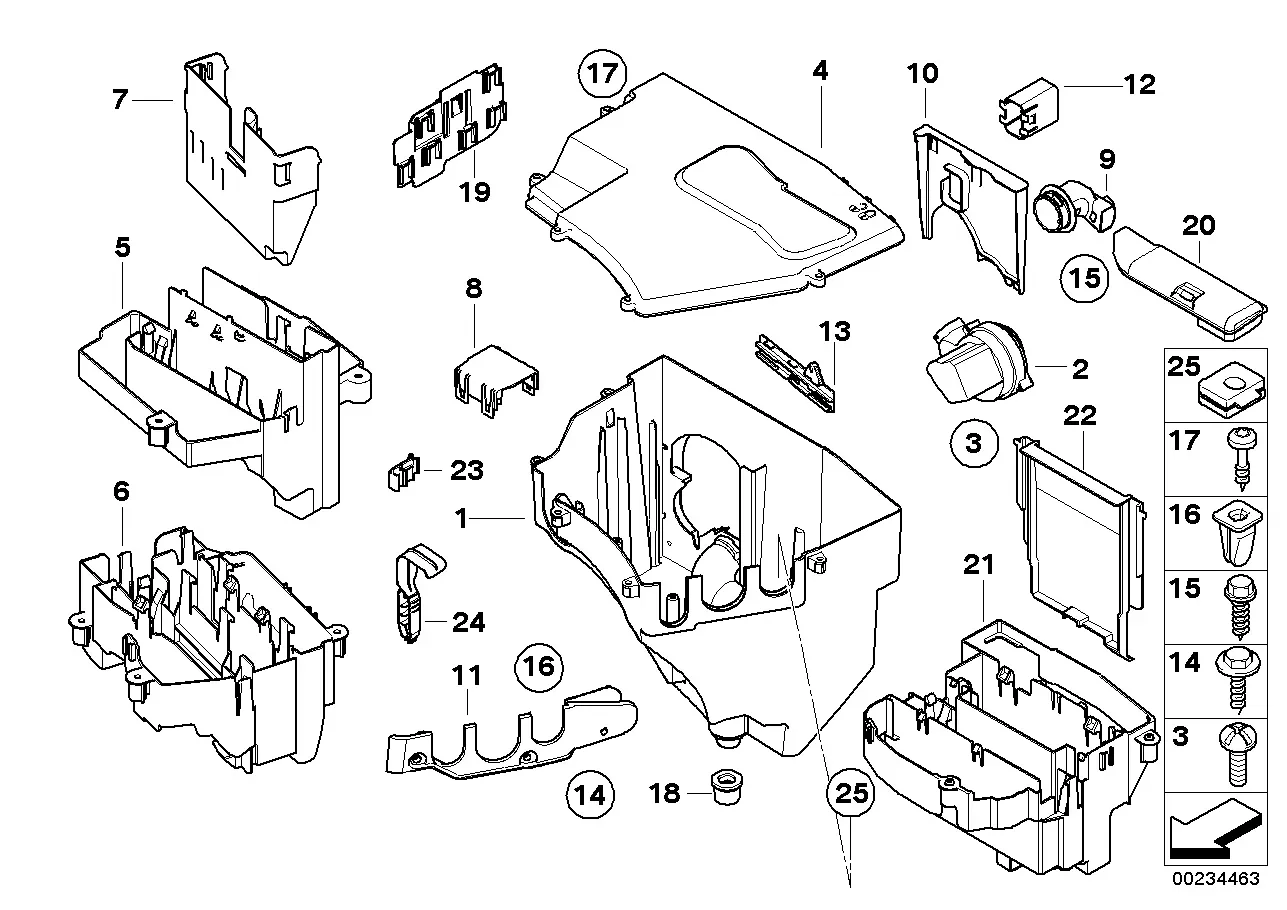 Electronic control unit box diagram