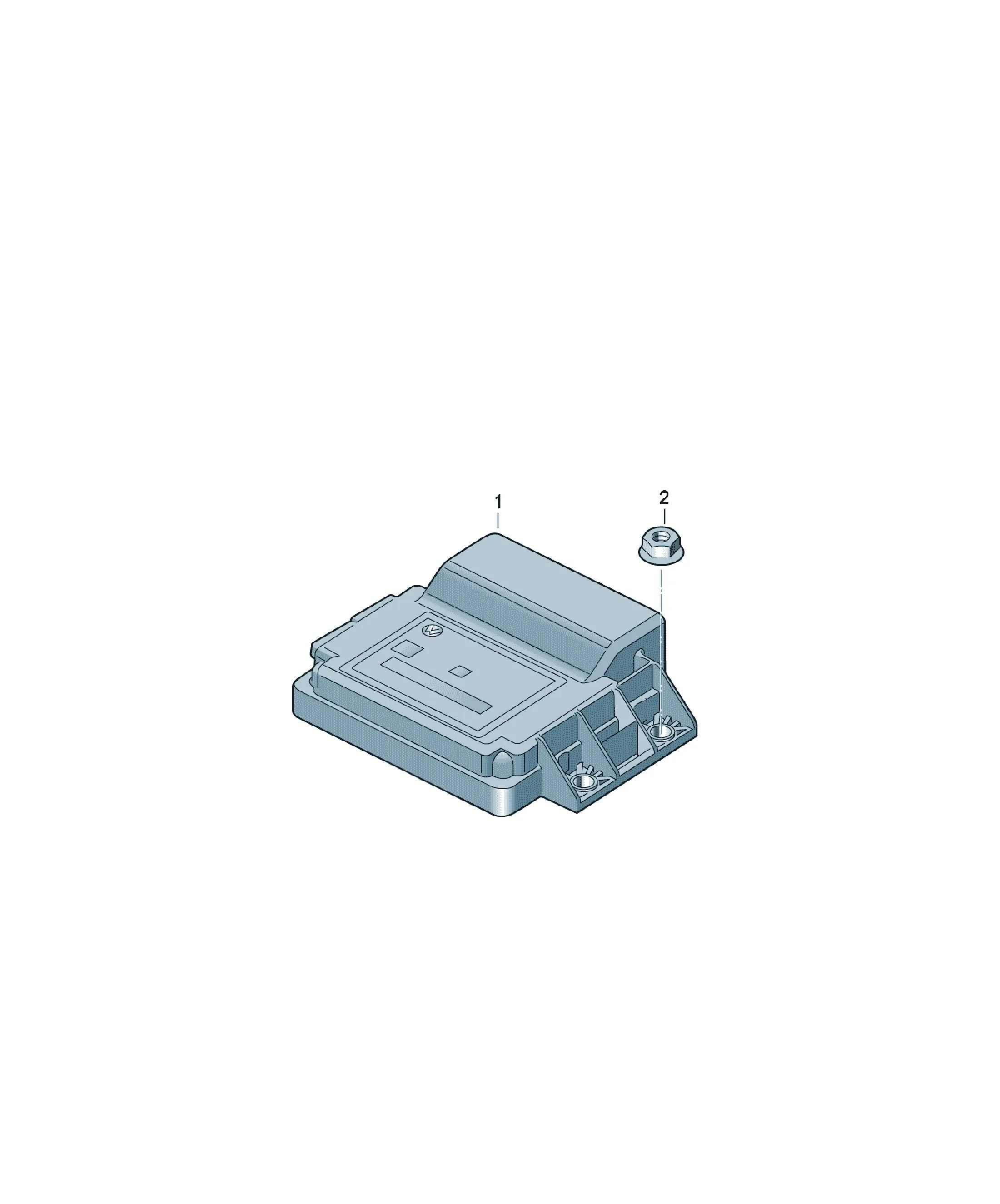 Parking brake control unit diagram