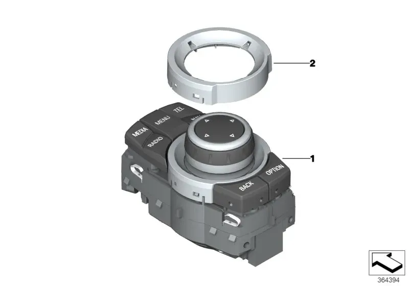 Navigation control unit diagram