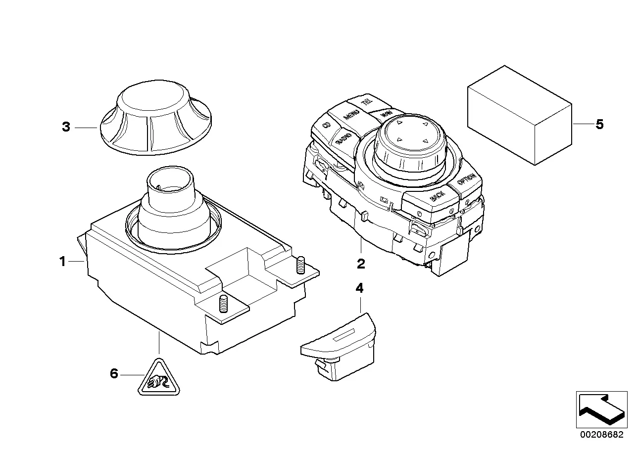 Navigation control unit diagram