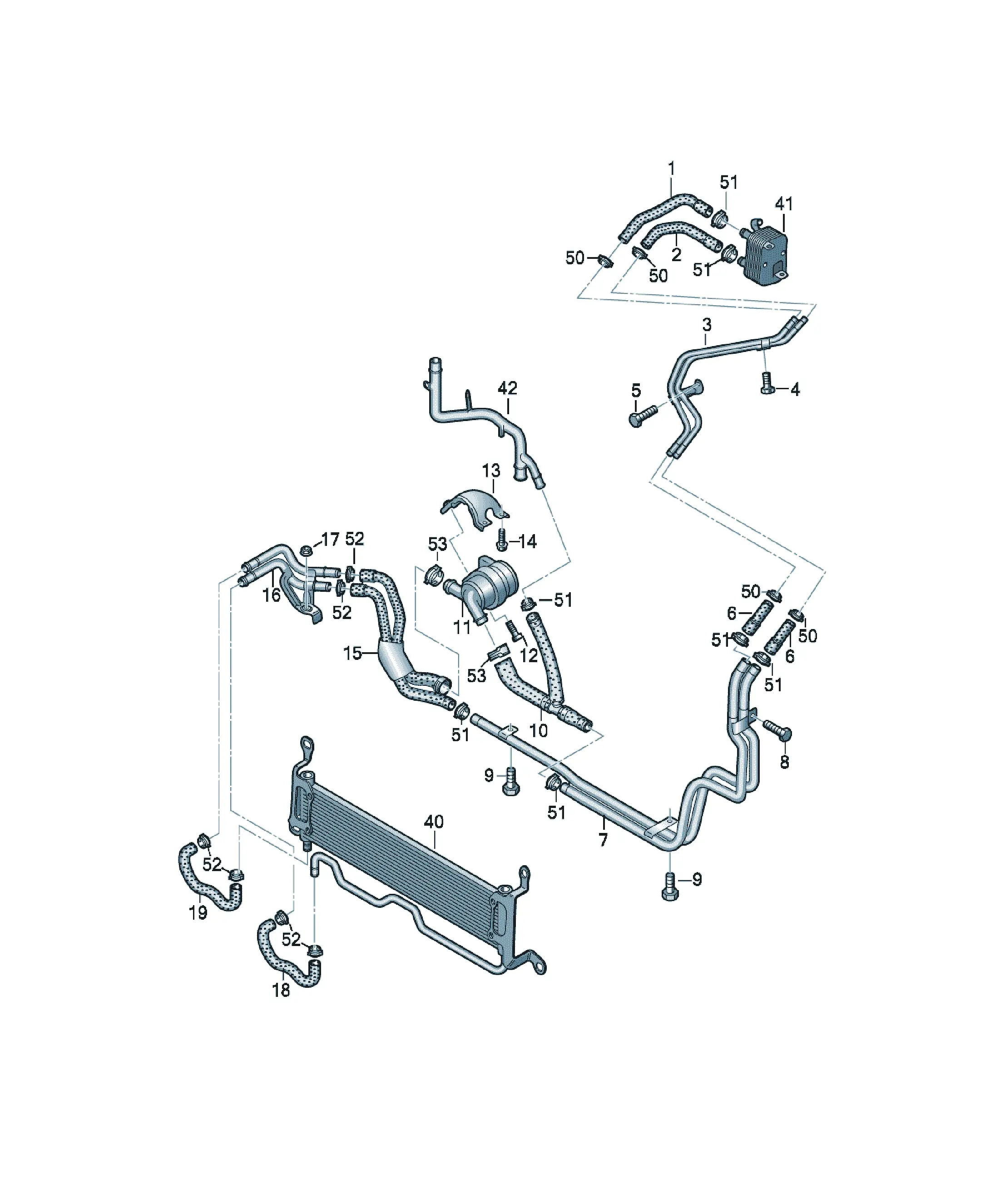 Cooling system diagram