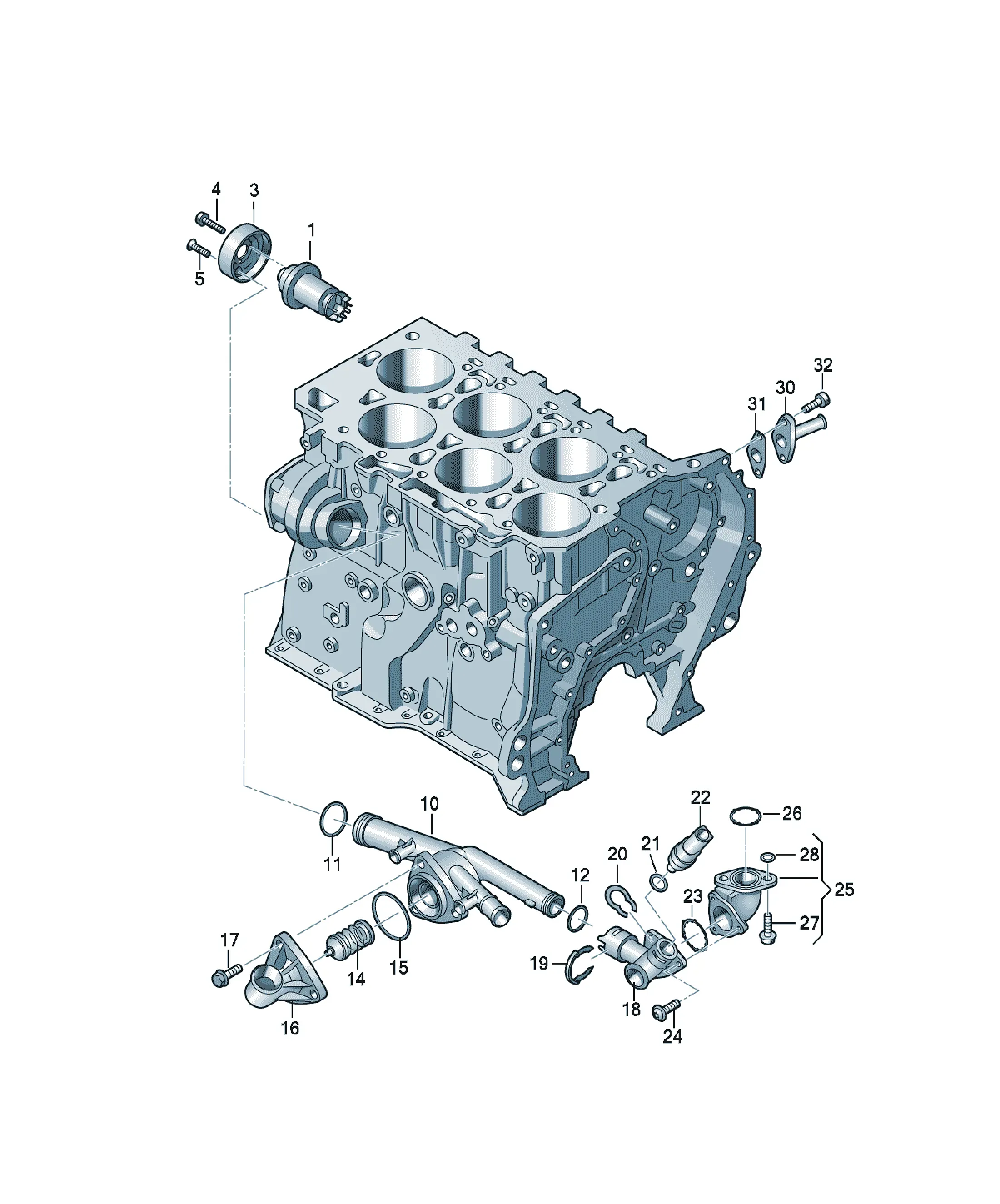 Cooling system diagram