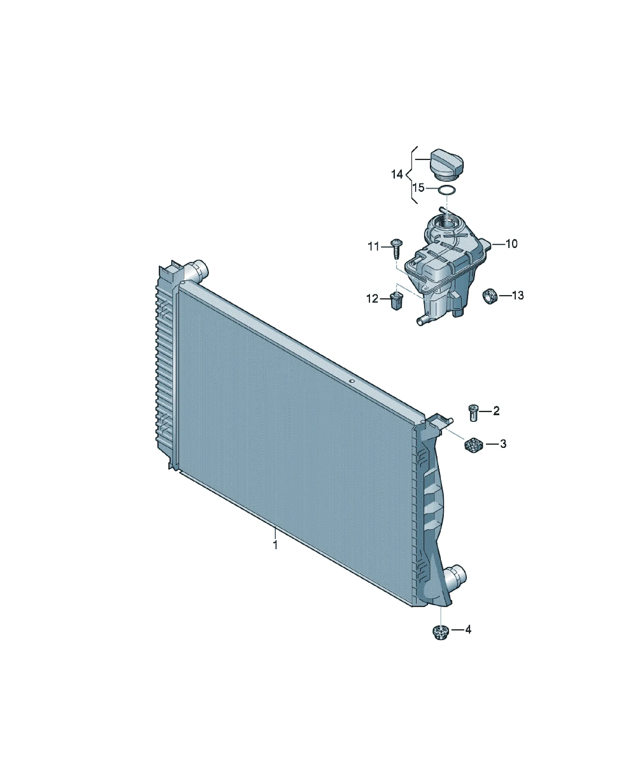 Cooling system diagram