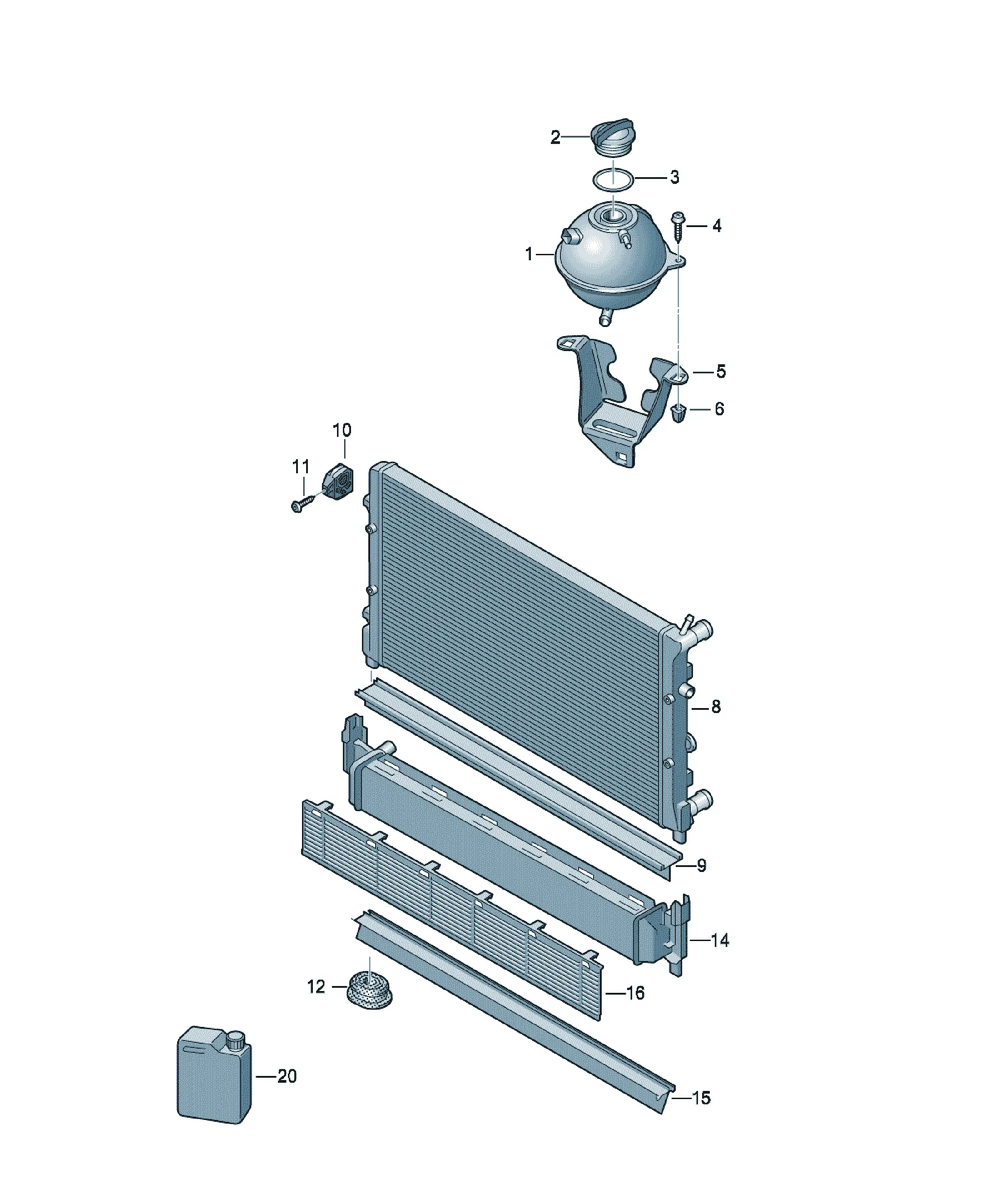 Cooling system diagram
