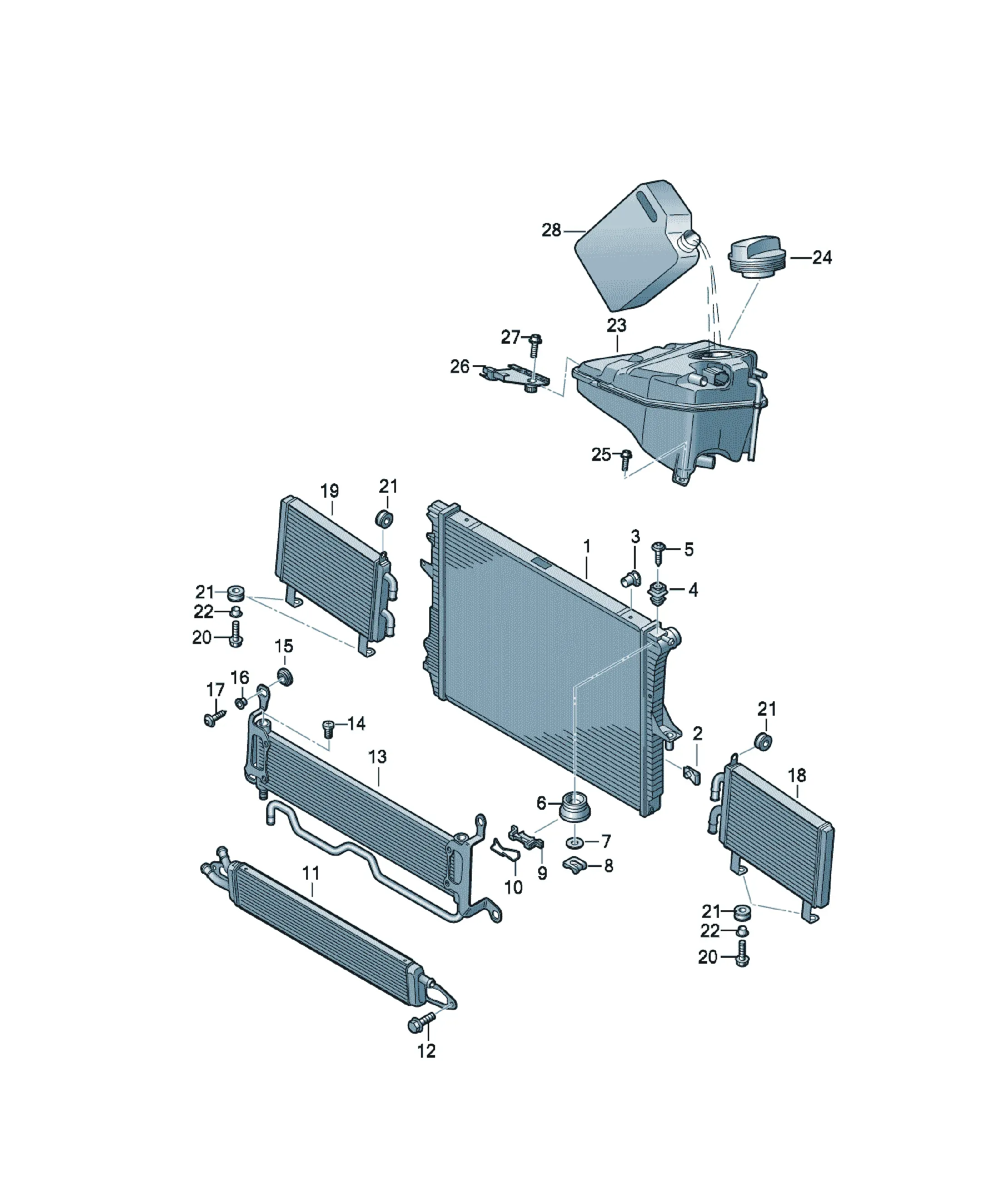 Cooling system diagram