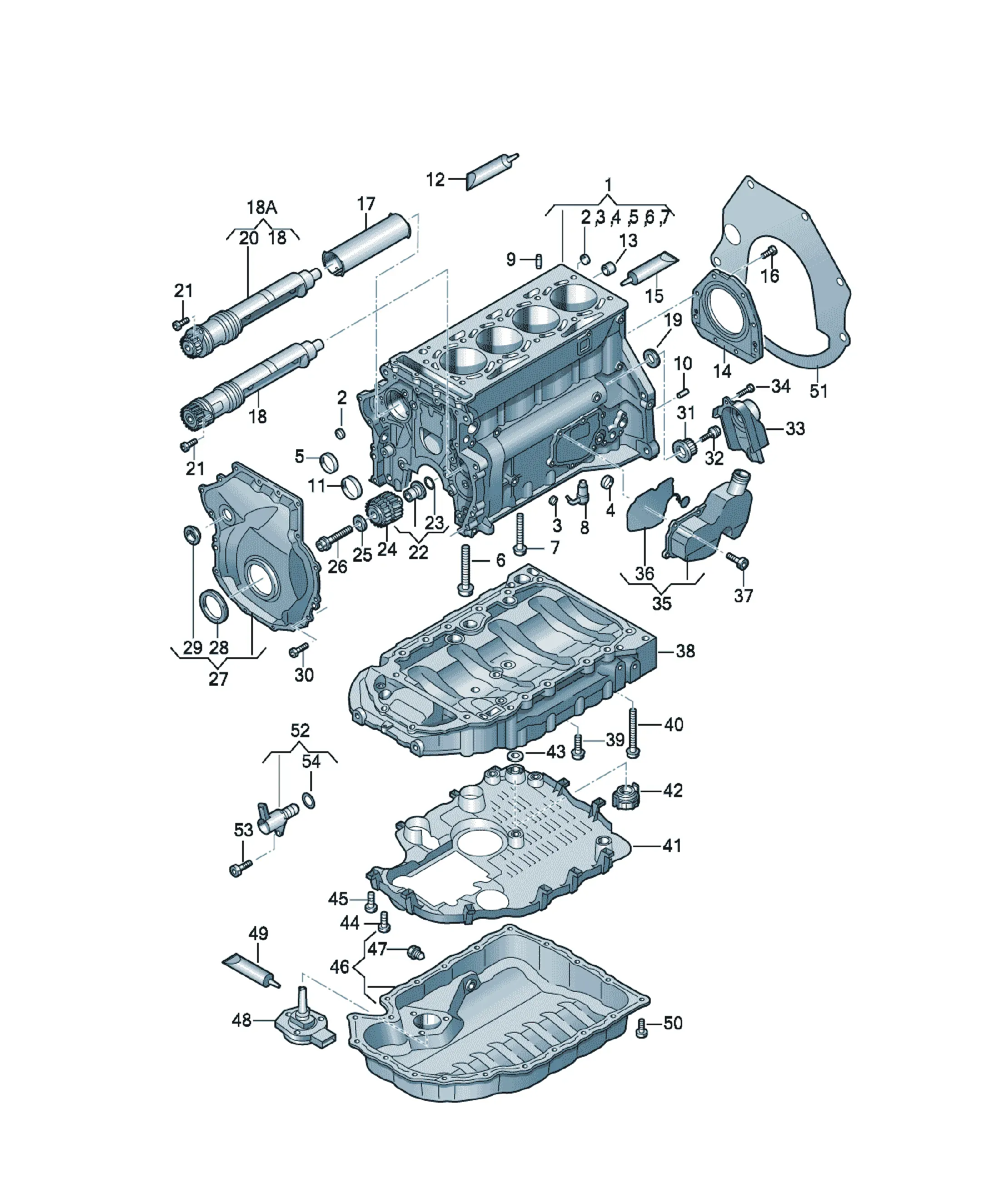 Cylinder block diagram