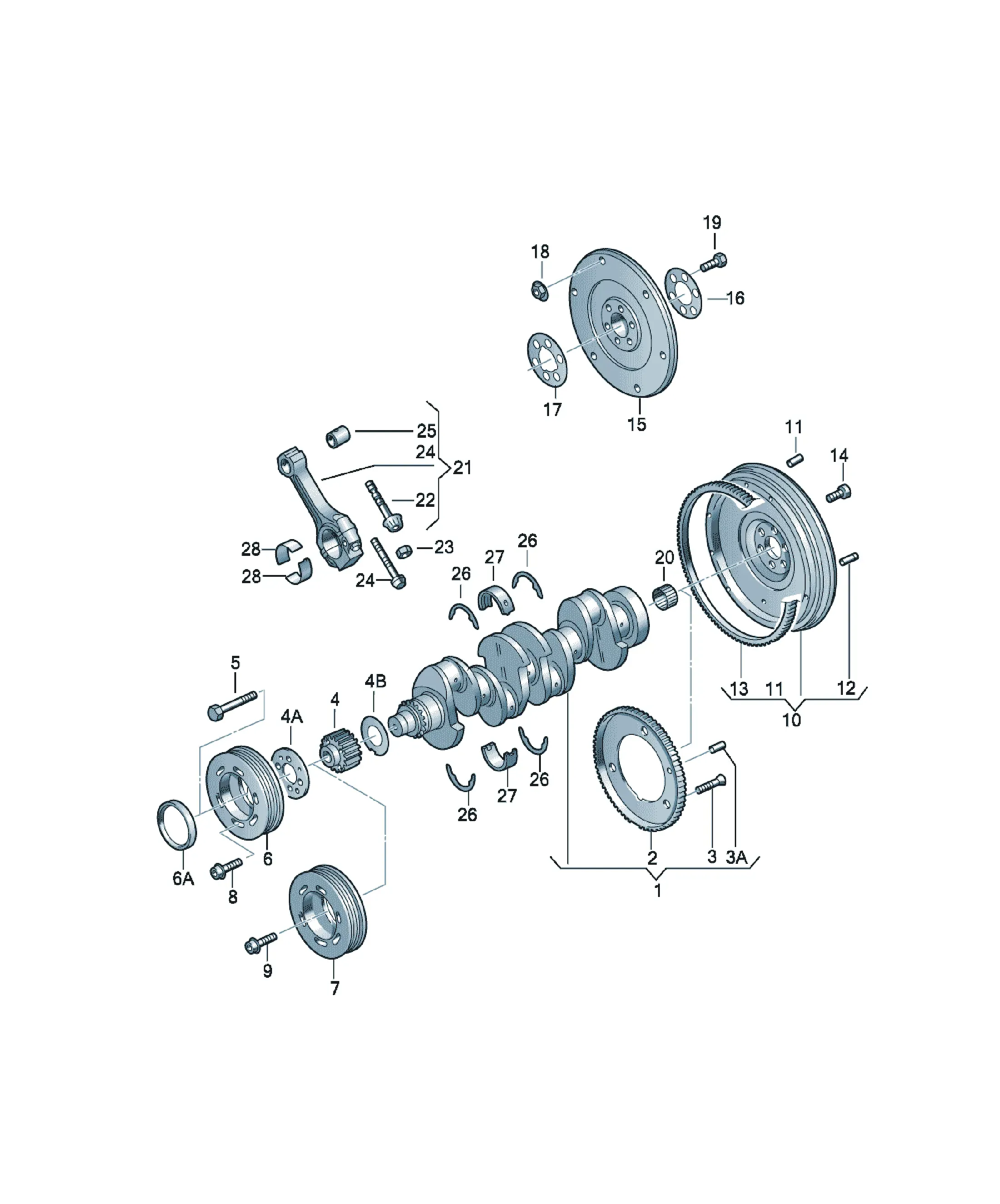 Crankshaft diagram