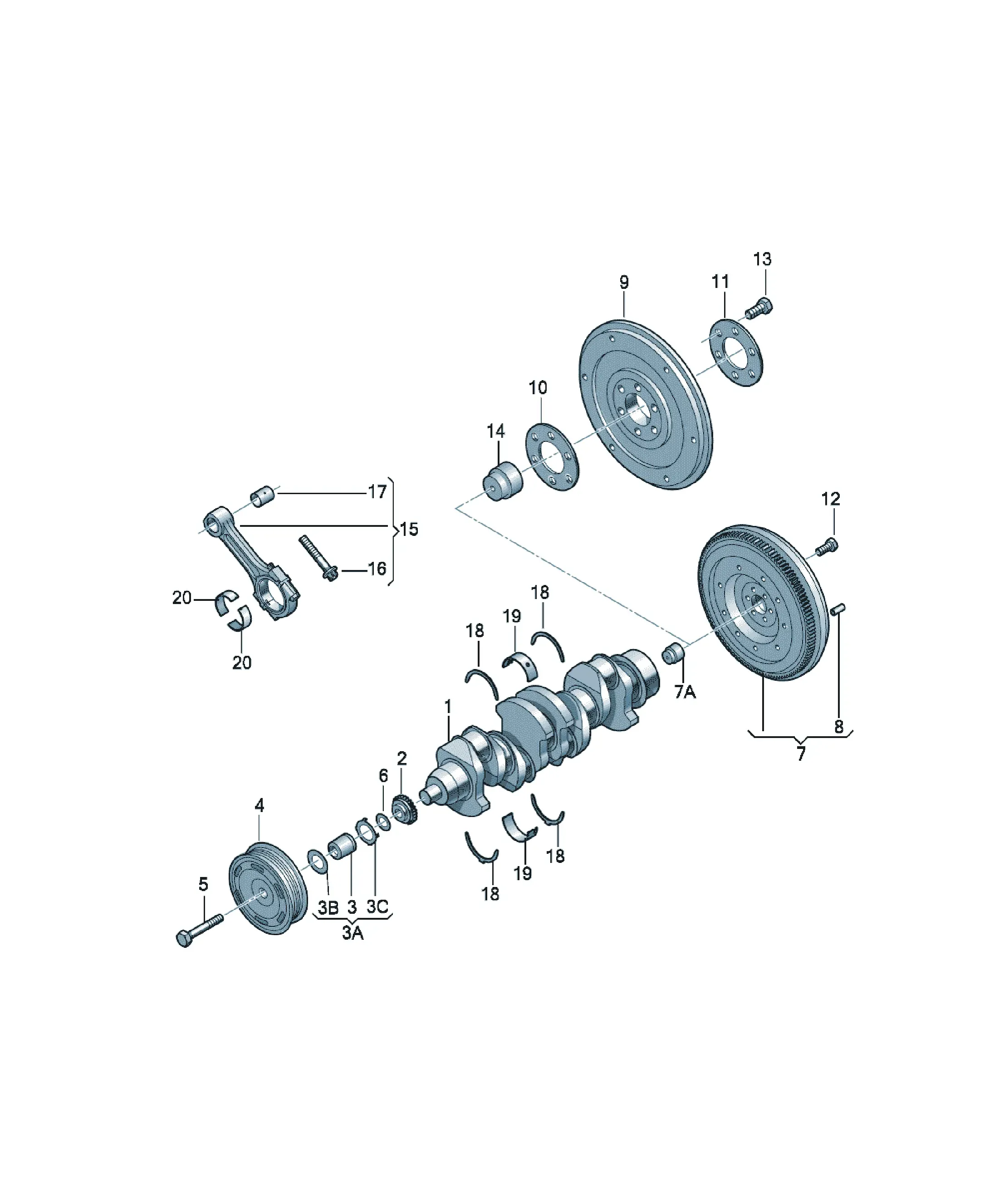 Crankshaft diagram